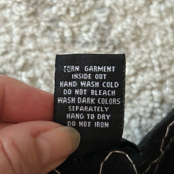 Objects D'Art Black White Embroidered Sleeveless Tank Top Size Small - Picture 7 of 7